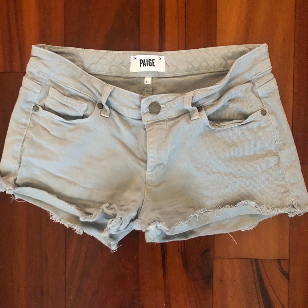 Paige cutoff shorts, size 27
